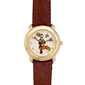Disney Vintage Tiger Gold Plated Wrist Watch
